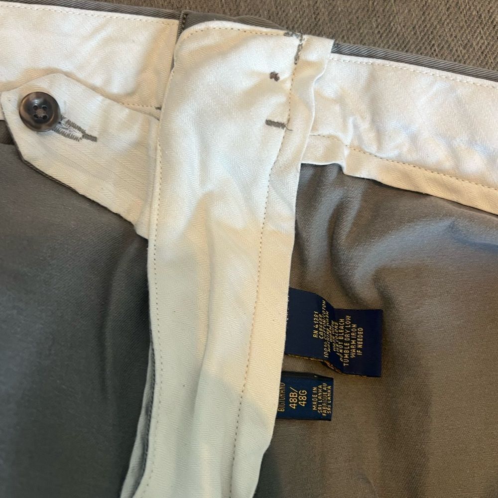 Polo Ralph Lauren Men's Classic Fit Grey Flat Front Chino Shorts Size 48B - Picture 7 of 10